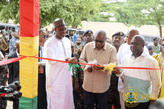 Mahama commissions National Signals Bureau Regional Command in Ho