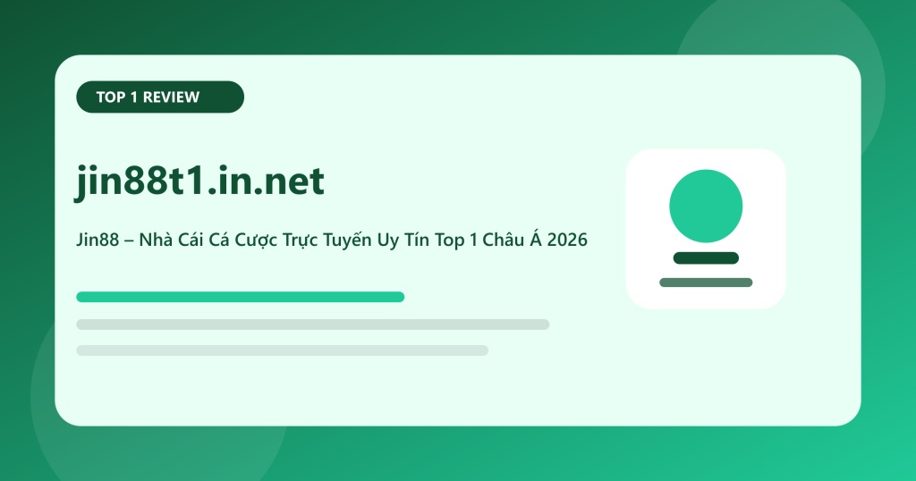 jin88t1.in.net – Jin88 – Nhà Cái Cá Cược Trực Tuyến Uy Tín Top 1 Châu Á 2026